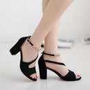 Women's High Heel Sandals Peep Toe Shoes - A21 - Tuzzut.com Qatar Online Shopping