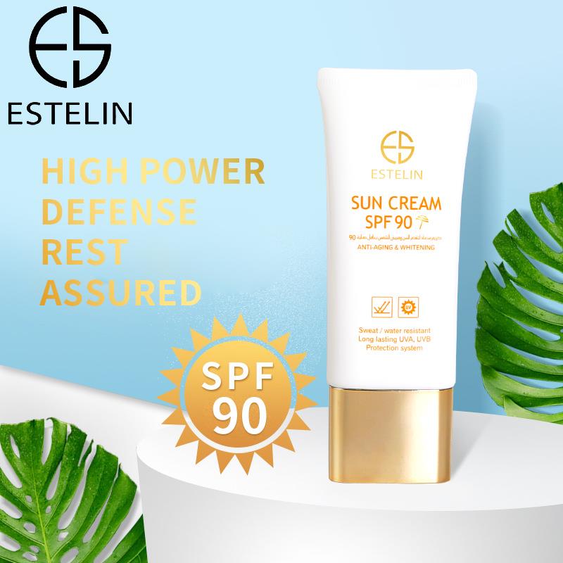 ESTELIN Anti Aging & Whitening Sun Cream SPF 90 by Dr.Rashel - 60ml  ES0022 - Tuzzut.com Qatar Online Shopping
