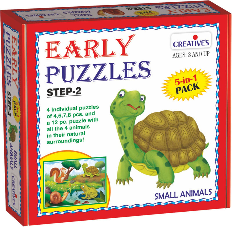 Early Puzzles Step II-Small Animals - Tuzzut.com Qatar Online Shopping