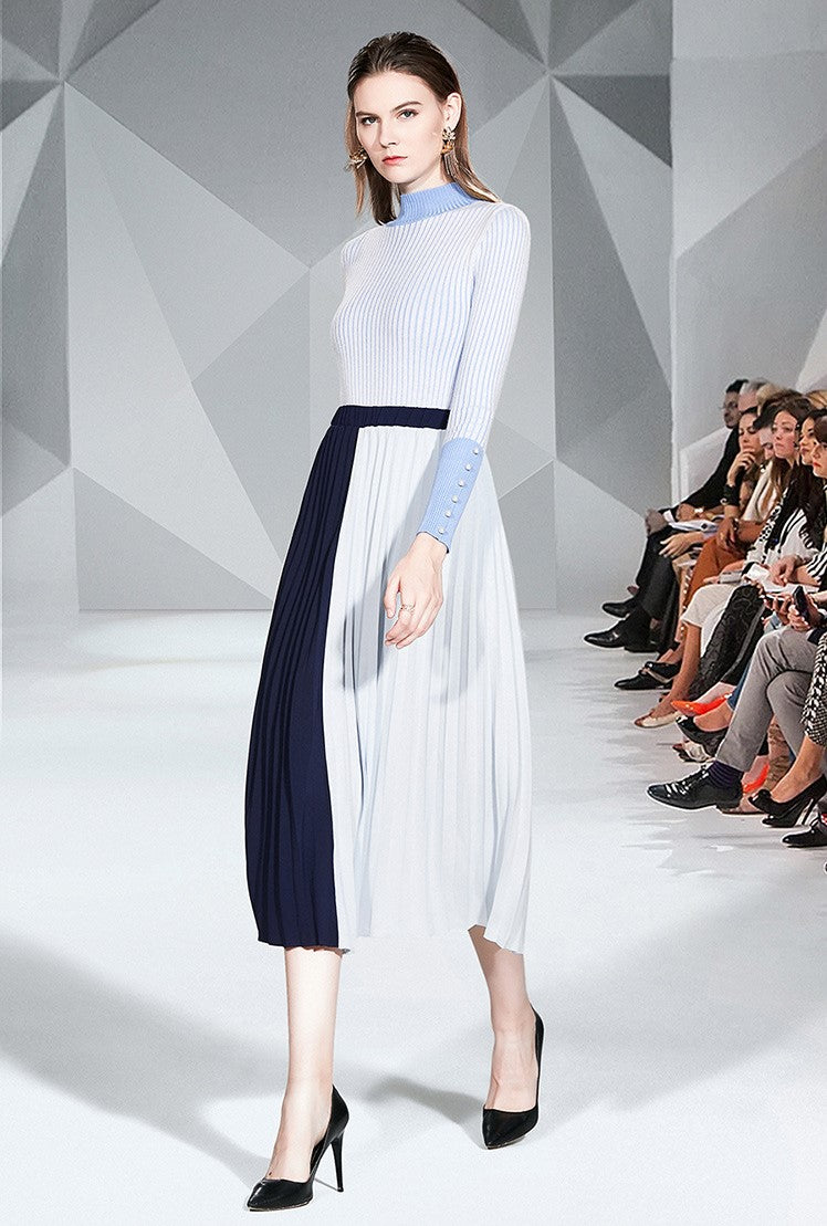 Women’s Casual Autumn Winter Turtleneck Stripe Belt Top And Skirt Dresses CD316 Women’s Casual Autumn Winter Turtleneck Stripe Belt Top And Skirt Dresses CD316