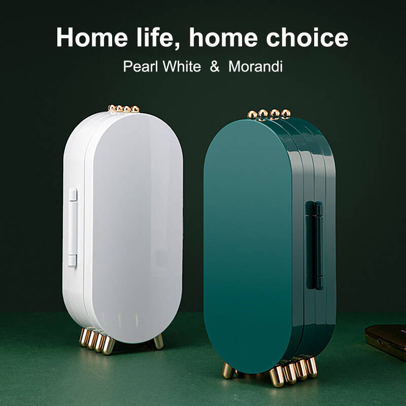 Foldable Luxury Jewelry Storage Box with Mirror Foldable Luxury Jewelry Storage Box with Mirror