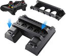 TP4-882 Multifunctional Cooling Stand 3 Built-in Cooling Fans Dual Controllers Charging Station Compatible for PS4 Series - Tuzzut.com Qatar Online Shopping
