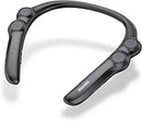 Bluenin Portable Bluetooth Speakers, Bluetooth Speakers Wearable Neckband Wireless Speakers, Wireless Collar Speaker Noise Cancelling 3D Surround Sport Speaker with Mic for Home/Outdoors (Bla