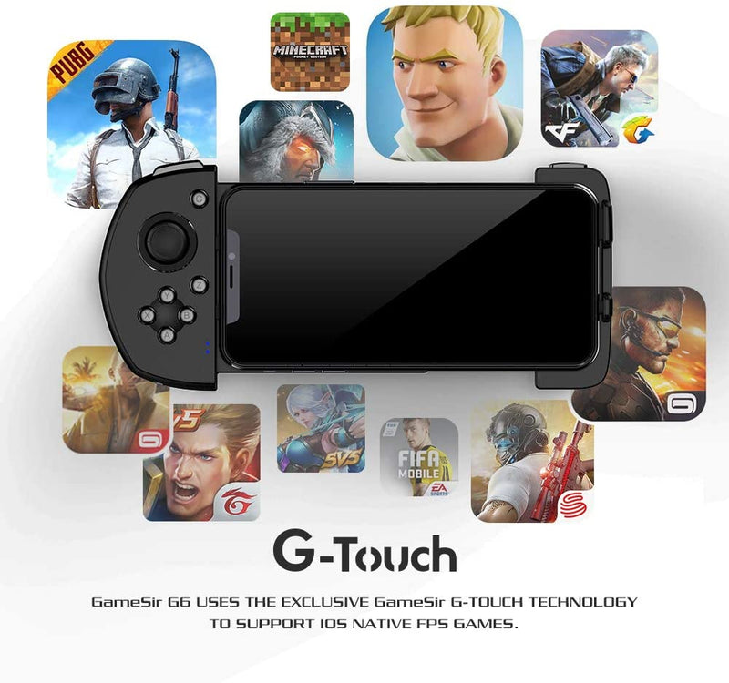 GameSir G6 Mobile Gamepad Trigger Controller Wireless Bluetooth 5.0 Gamepad 3D Joystick FPS for iOS iPhone - Tuzzut.com Qatar Online Shopping