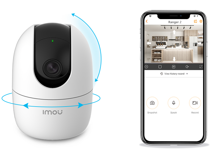 Imou Ranger 2 Indoor Wi-Fi Security Camera - 1080P FHD 2.0 MP - Tuzzut.com Qatar Online Shopping