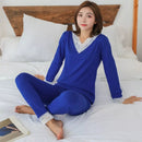 Ladies Fashion Full Sleeves Nightdress Sleepwear T245 - Tuzzut.com Qatar Online Shopping