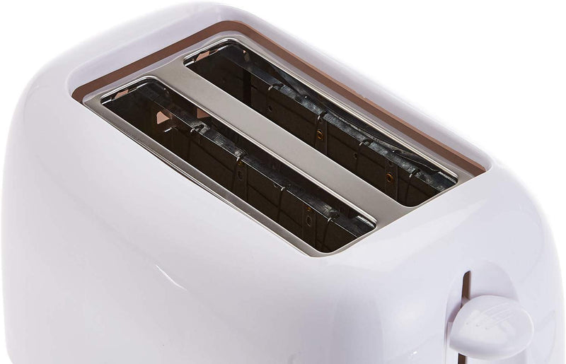 Olympia 2 Slices Plastic Toaster - OE-506 - White - Tuzzut.com Qatar Online Shopping