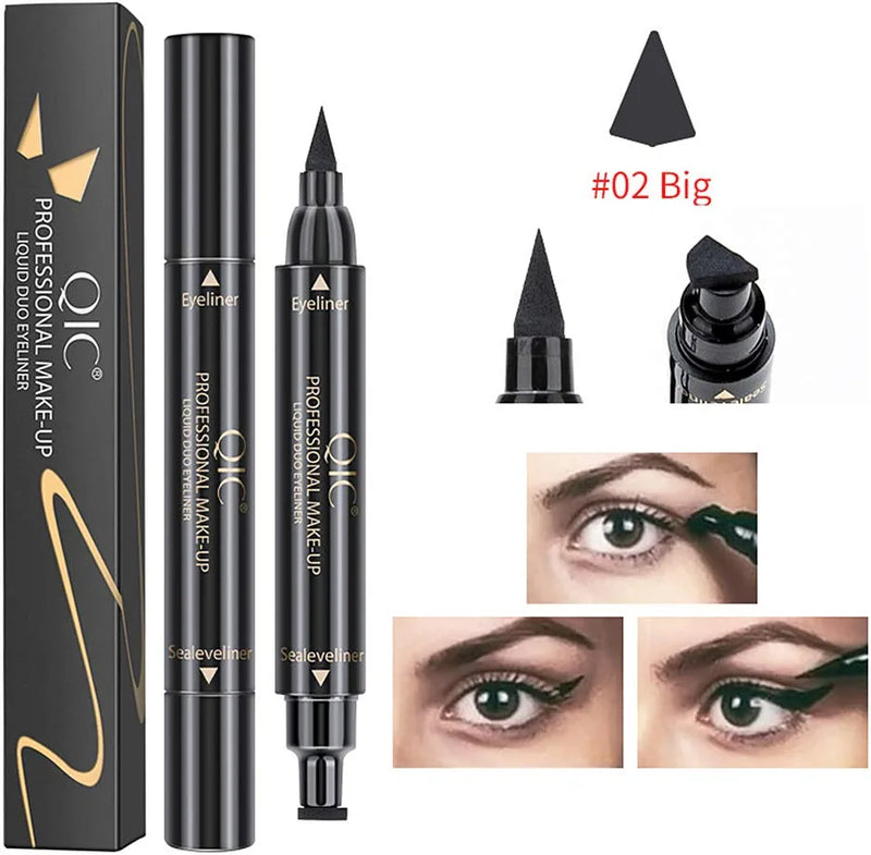 Eyeliner Stamp Waterproof Long Lasting Liquid Eye Pen Makeup - Tuzzut.com Qatar Online Shopping