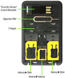 8-in-1 SIM Card Tool & Holder - Tuzzut.com Qatar Online Shopping