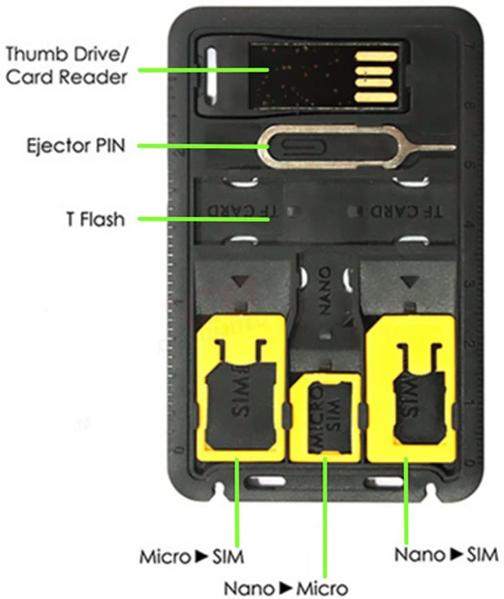 8-in-1 SIM Card Tool & Holder 8-in-1 SIM Card Tool & Holder