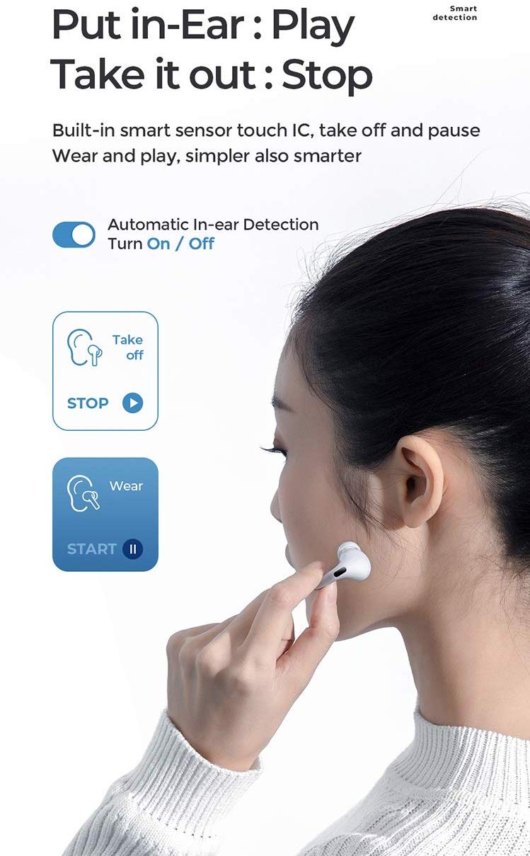 Joyroom JR-T03 Pro In-Ear Design Wireless Earbuds - Tuzzut.com Qatar Online Shopping
