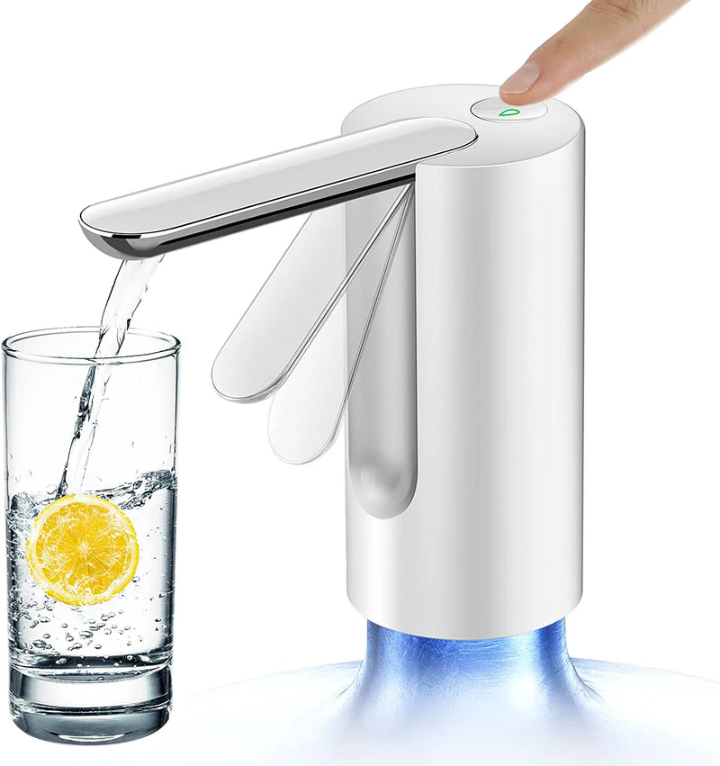Water Dispenser, Foldable Water Pump, Automatic Drinking Water Bottle Pump, USB Charging Portable Water Bottle Dispenser, Electric Water Jug Dispenser - Tuzzut.com Qatar Online Shopping