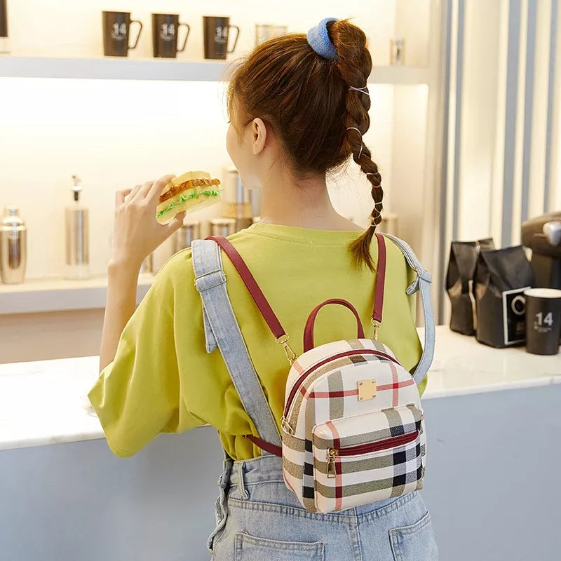 Mini Fashion Women's Casual Backpack Crossbody Travel Bag - Tuzzut.com Qatar Online Shopping