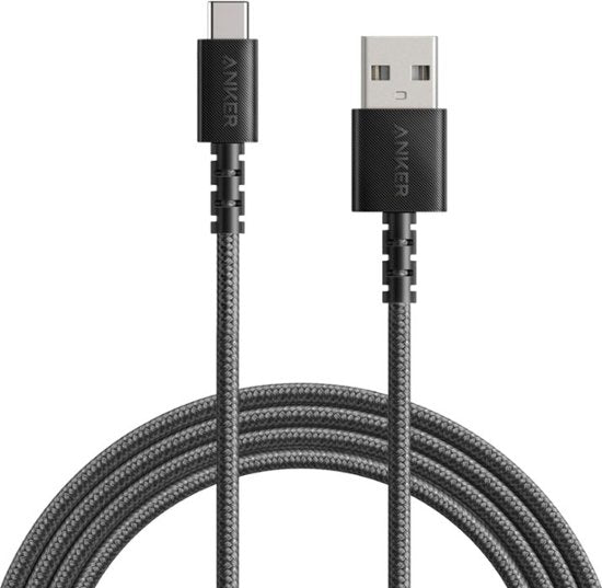 Anker PowerLine Select+ USB-A to USB-C 2.0 Cable 6ft A8023H11 – Black - Tuzzut.com Qatar Online Shopping