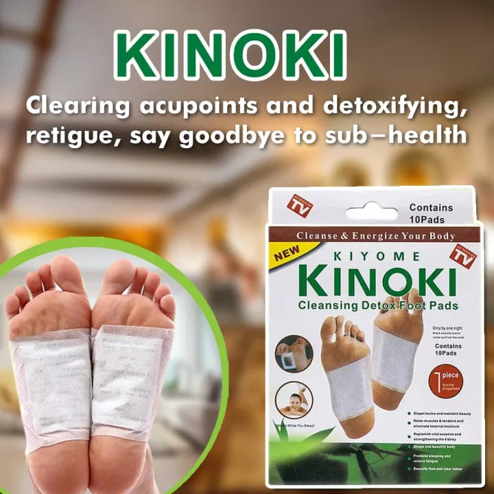 KINOKI Cleaning Detox Foot Pad 10pcs - Tuzzut.com Qatar Online Shopping