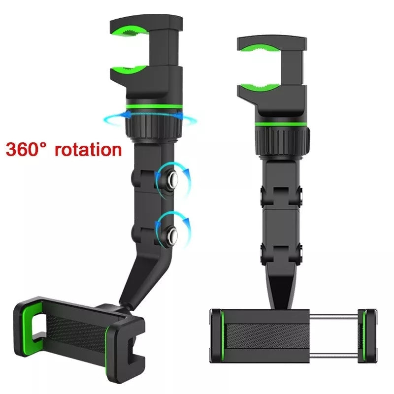 Multi-Function Adjustable 360° Universal Car Rearview Mirror Phone Holder Mount S4266722 Multi-Function Adjustable 360° Universal Car Rearview Mirror Phone Holder Mount S4266722