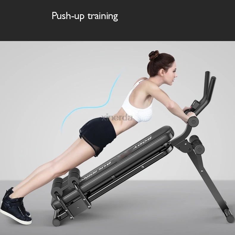 Abdominal Device and Sit-ups Bench Multi-Workout Adjustable Fitness Gym Equipment - Tuzzut.com Qatar Online Shopping