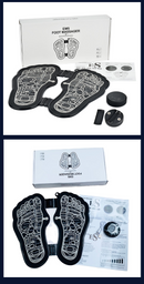 EMS Foot Massager 9 Intensities 6 Modes Bioelectric Acupoints Massager Mat Rechargeable - Tuzzut.com Qatar Online Shopping