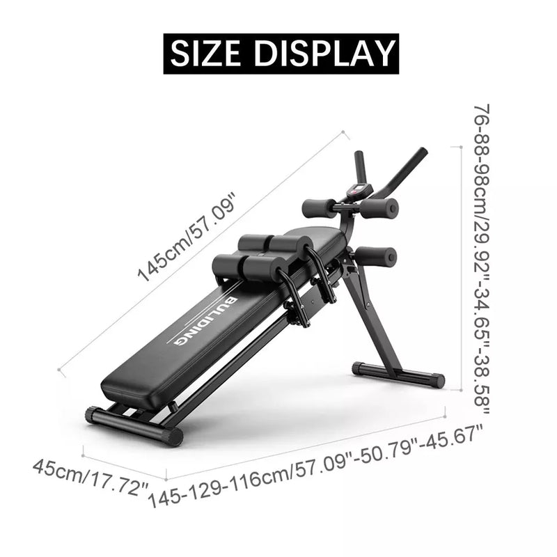 Abdominal Device and Sit-ups Bench Multi-Workout Adjustable Fitness Gym Equipment - Tuzzut.com Qatar Online Shopping