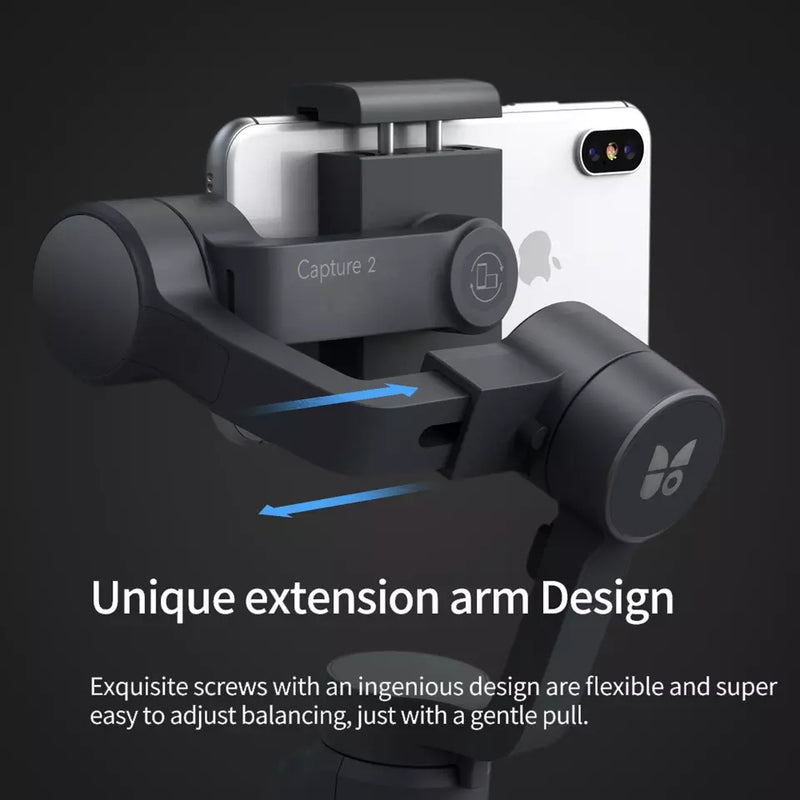 Funsnap Capture-2 3-axis Mobile Handheld Gimbal Stabilizer with Zooming Wheel Mode - Tuzzut.com Qatar Online Shopping
