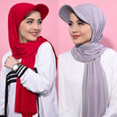 Instant Cap Hijab Scarfs Stretchable Shawl Hat - Tuzzut.com Qatar Online Shopping