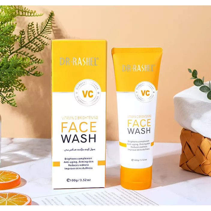 Dr. Rashel Vitamin C Brightening Face Wash 100g - DRL-1634 - Tuzzut.com Qatar Online Shopping