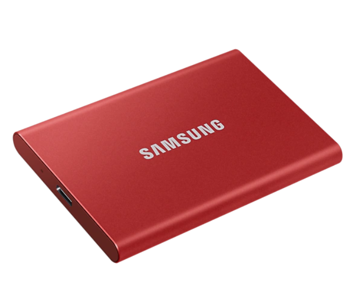 Samsung MU-PC1T0R/WW T7 Portable External Hard Drive SSD 1TB - Red - Tuzzut.com Qatar Online Shopping
