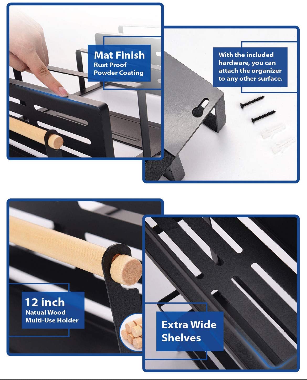 Magnetic Fridge Side Rack Organizer Magnetic Fridge Side Rack Organizer