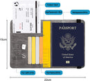 Passport Holder Cover, PU Leather RFID Travel Wallet Case Organiser Accessories, Passport Cover, Business Cards, Credit Cards, Boarding Passes - Tuzzut.com Qatar Online Shopping