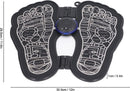 EMS Foot Massager 9 Intensities 6 Modes Bioelectric Acupoints Massager Mat Rechargeable - Tuzzut.com Qatar Online Shopping