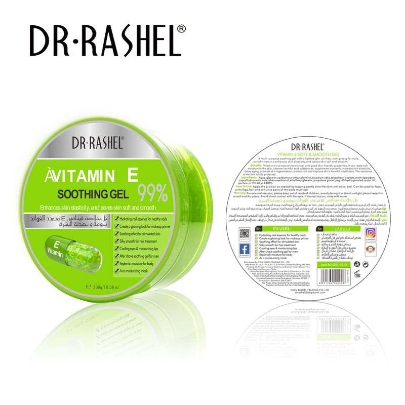 Dr.Rashel Vitamin E Soothing & Moisturizing Gel 300g DRL-1519 - Tuzzut.com Qatar Online Shopping