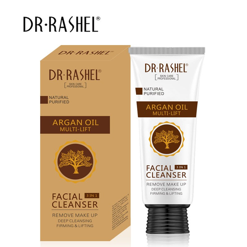 DR.RASHEL Argan Oil Multi-Lift Facial Cleanser 80 ml DRL-1419 - Tuzzut.com Qatar Online Shopping