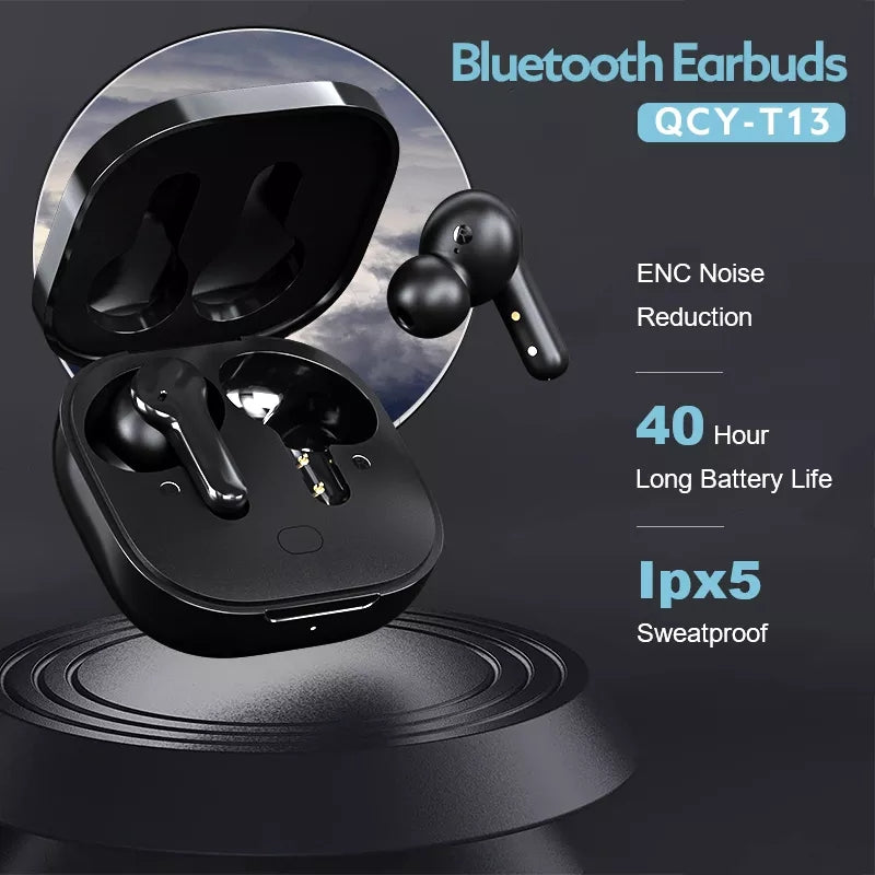 QCY T13 Wireless Earphones Bluetooth 5.3 TWS ANC Noise Cancellation  Headphone