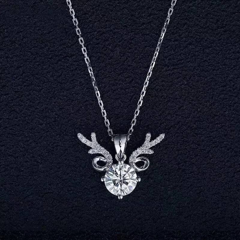 Women's Fashion Deer Pendant Necklace Jewelry ND-520S - Tuzzut.com Qatar Online Shopping