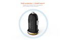 LDNIO 2 USB 5V-2.1A Quick Car Charger (Dual Port) - Tuzzut.com Qatar Online Shopping