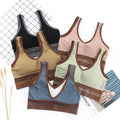 6 Pcs Women's Sports Workout Vest Padded Bras - D3023 - TUZZUT Qatar Online Store