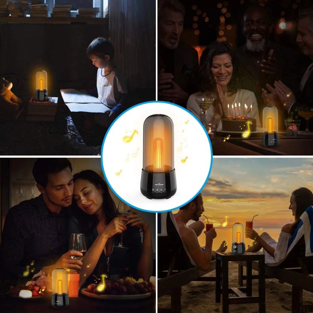 Lenovo L02 Portable Wireless Bluetooth Speaker with LED Light Night Lamp Lenovo L02 Portable Wireless Bluetooth Speaker with LED Light Night Lamp