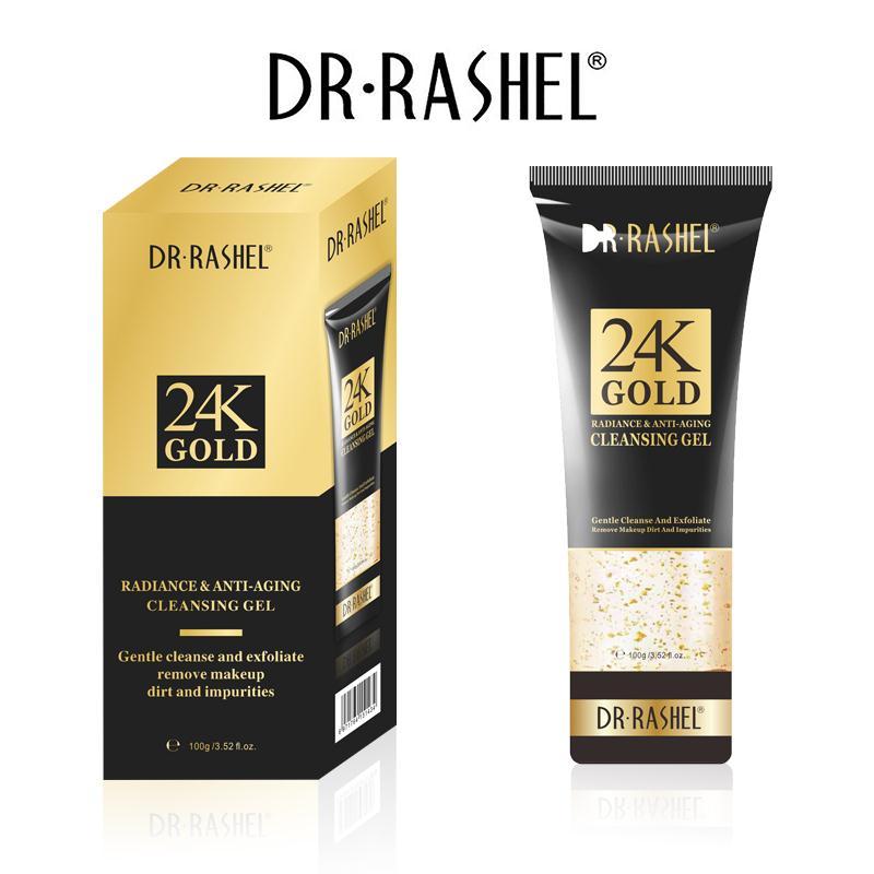 DR RASHEL 24K Gold Cleansing Gel 100g DRL-1483 - TUZZUT Qatar Online Store