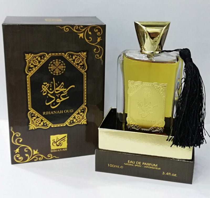 Rihanah Oud for Men & Women - Eau de Parfum, 100ml - Tuzzut.com Qatar Online Shopping