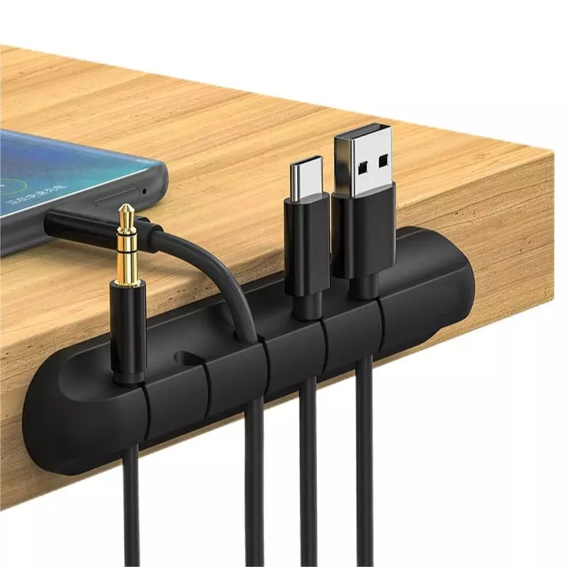 Cable Organizer - Cable Clip For Organizing Your Cables - 2 Pcs Pack - Tuzzut.com Qatar Online Shopping