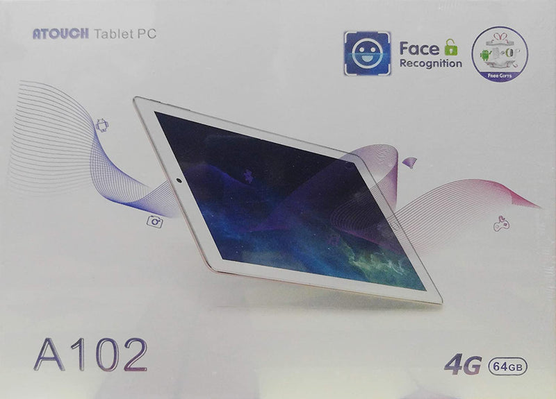 Atouch A102 10.1 inch, Dual Sim 64GB, 4GB RAM, Wi-Fi, 4G LTE - Tuzzut.com Qatar Online Shopping