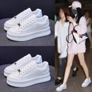 Women's White High Soled Sneaker Fashion Casual Shoes - BF001 - Tuzzut.com Qatar Online Shopping