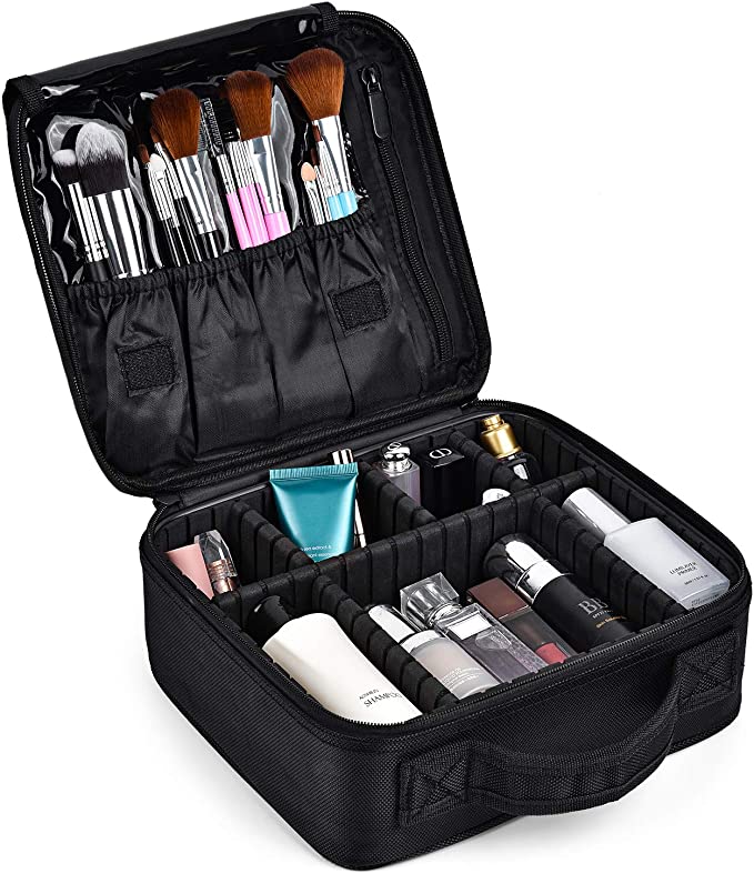 Travel Makeup Case Professional Cosmetic Train Cases Artist Storage Bag Make Up Tool Boxes Brushes Bags With Compartments Waterproof Detachable Vanity Organizer S4023142