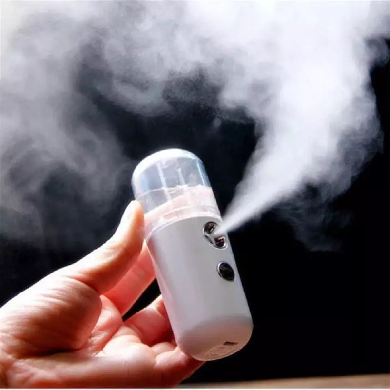 Rechargeable Nano Mist Sprayer Facial Body Nebulizer Steamer - Tuzzut.com Qatar Online Shopping