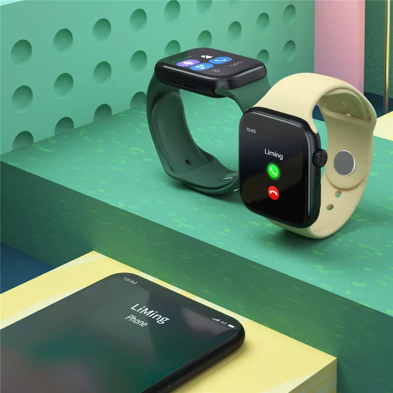Smart Wristband BT Call Music Play Dynamic Heart Rate Blood Pressure Measurement Smartwatch C1 - Tuzzut.com Qatar Online Shopping