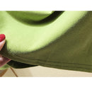 Women's V-Neck Long Sleeve Shiny T-Shirt Korean Style Top R2446 - Tuzzut.com Qatar Online Shopping