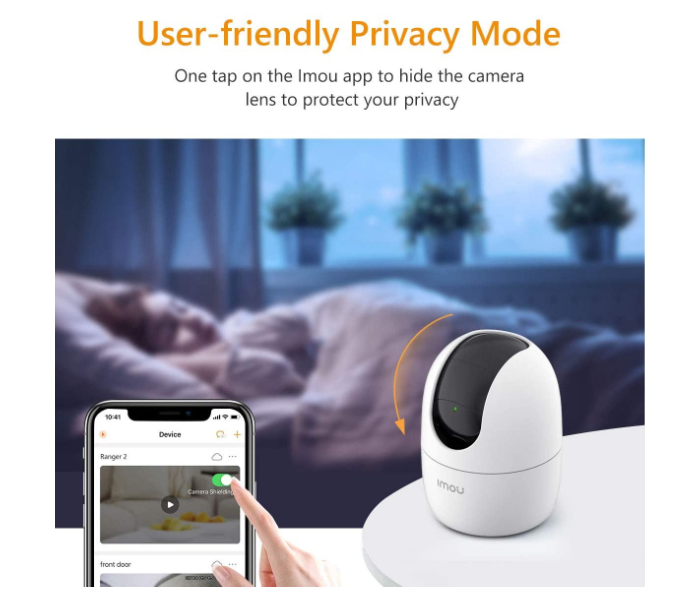 Imou Ranger 2 Indoor Wi-Fi Security Camera - 1080P FHD 2.0 MP - Tuzzut.com Qatar Online Shopping