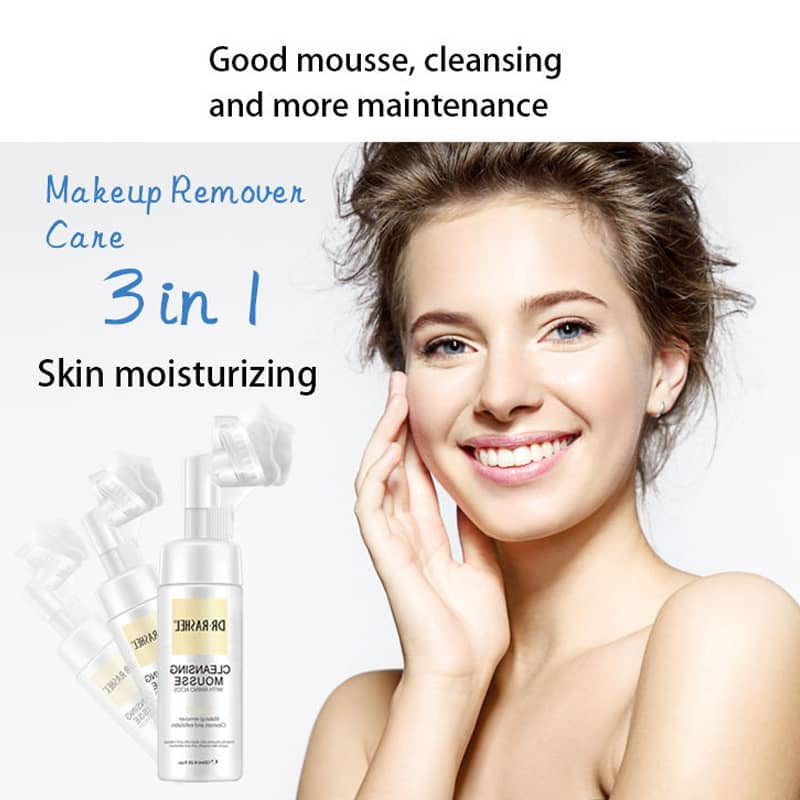 Dr. Rashel Cleansing Mousse with Amino Acids 3in1 Makeup remover Cleanses and exfoliates 120ml DRL-1446 - Tuzzut.com Qatar Online Shopping