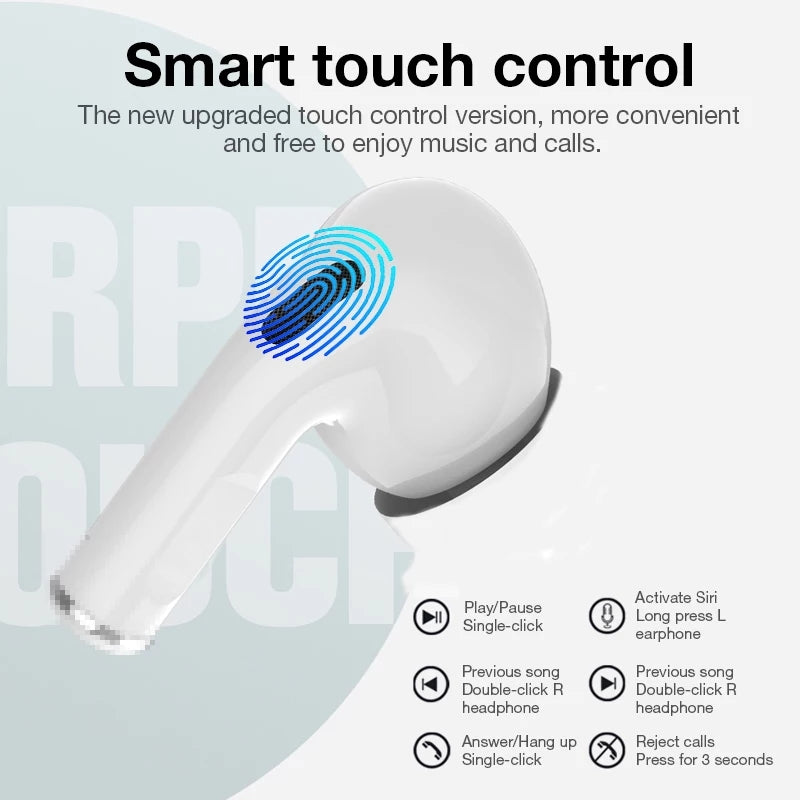 AirPro Wireless Stereo Touch Sensor TWS Wireless Bluetooth Headset Earbuds - TUZZUT Qatar Online Store