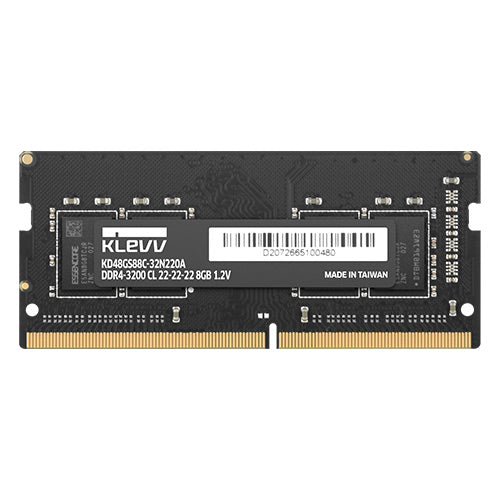 KLEVV KD48GS880-32N220A Hynix Chips 8GB (1 x 8GB) DDR4 SODIMM PC4-25600 3200MHz CL22 Non-ECC 260-Pin Laptop RAM Memory - Tuzzut.com Qatar Online Shopping
